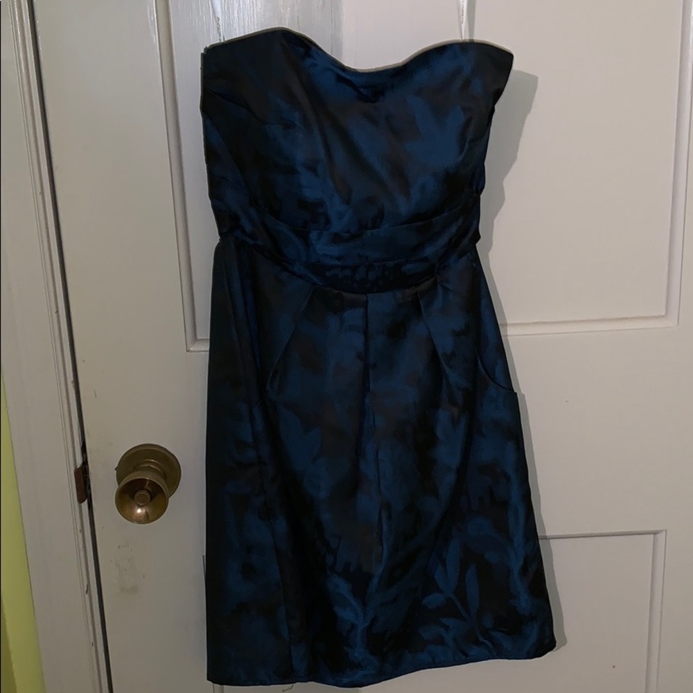Black and Blue Cocktail Dress